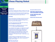 Tablet Screenshot of chessplayingrobot.com